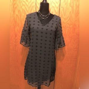 Women’s Blooming Jelly Black Sheer Lined Dress Size Small Nee with Tags